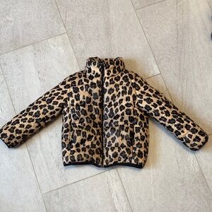 Jillian Harris - Joe Fresh leopard Kids Puffer Jacket